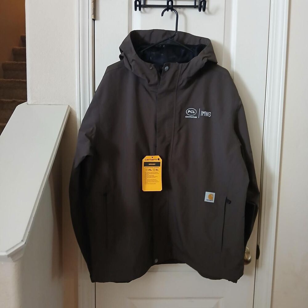 NWT Carhartt Storm Defender Loose Fit Jacket PCL Construction L Gorpcore Utility